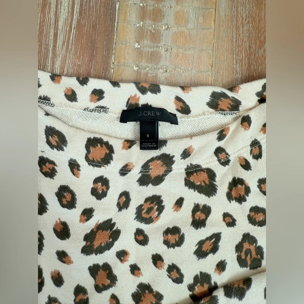 J. Crew Cheetah Sweater